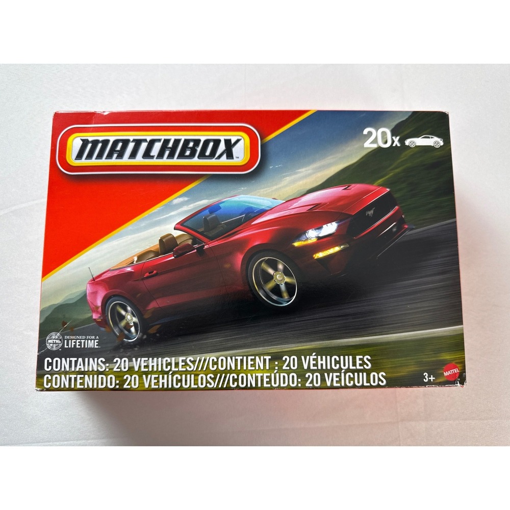 Matchbox 20 Pack Diecast Cars Trucks 1:64 Vehicle Set New Damaged Box